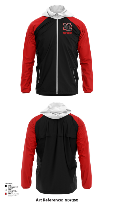 North Central High School Basketball 21747682 Windbreaker - 41