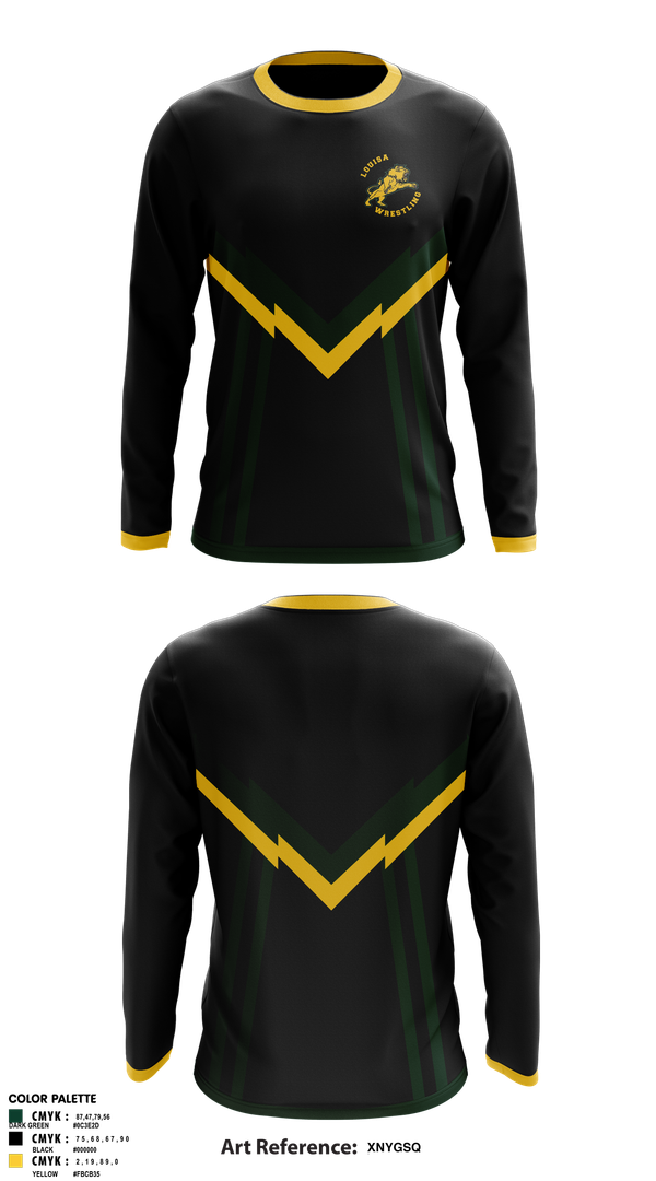 Long Sleeve Performance Shirt, Louisa Wrestling, Wrestling, Teamtime, Team time, sublimation, custom sports apparel, team uniforms, spirit wear, spiritwear, sports uniforms, custom shirts, team store, custom team store, fundraiser sports, apparel fundraiser