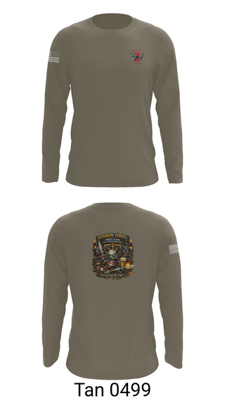 Long Sleeve Performance Shirt, UUVRON THREE FCPOA, Navy, Teamtime, Team time, sublimation, custom sports apparel, team uniforms, spirit wear, spiritwear, sports uniforms, custom shirts, team store, custom team store, fundraiser sports, apparel fundraiser