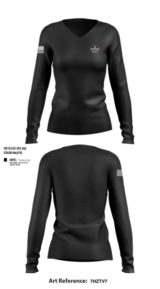 Womens Long Sleeve Vneck Shirt, Watchtower Tactical, , Teamtime, Team time, sublimation, custom sports apparel, team uniforms, spirit wear, spiritwear, sports uniforms, custom shirts, team store, custom team store, fundraiser sports, apparel fundraiser