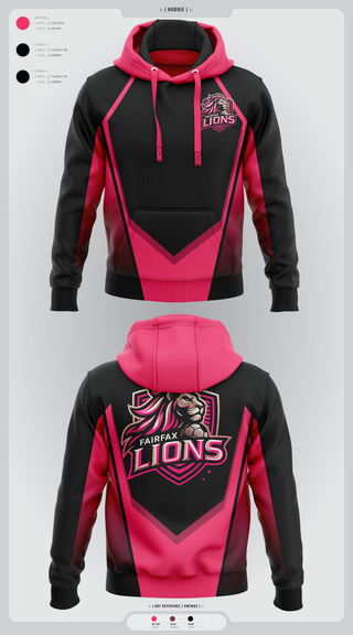 Hoodie, Fairfax Lions, Men's Soccer, Teamtime, Team time, sublimation, custom sports apparel, team uniforms, spirit wear, spiritwear, sports uniforms, custom shirts, team store, custom team store, fundraiser sports, apparel fundraiser