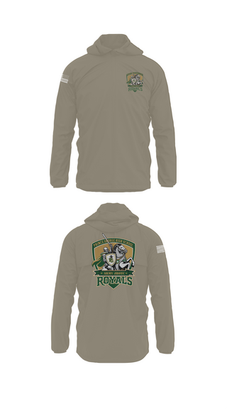 Windbreaker, Royals Battalion, Army, Teamtime, Team time, sublimation, custom sports apparel, team uniforms, spirit wear, spiritwear, sports uniforms, custom shirts, team store, custom team store, fundraiser sports, apparel fundraiser