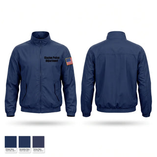 Windbreaker, Clayton Police Department, Police, Teamtime, Team time, sublimation, custom sports apparel, team uniforms, spirit wear, spiritwear, sports uniforms, custom shirts, team store, custom team store, fundraiser sports, apparel fundraiser