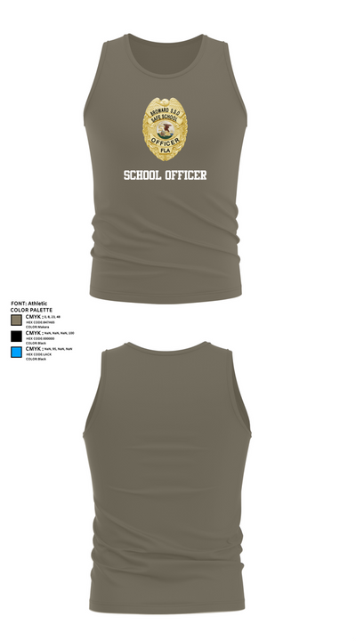 School officer 37316747 Tank Top - 75
