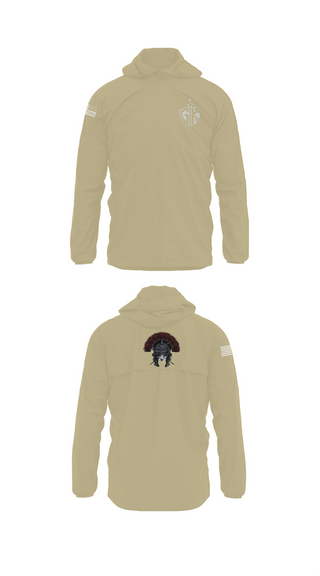 Windbreaker, HQ PLT, A CO, USDB BN (CORR), , Teamtime, Team time, sublimation, custom sports apparel, team uniforms, spirit wear, spiritwear, sports uniforms, custom shirts, team store, custom team store, fundraiser sports, apparel fundraiser