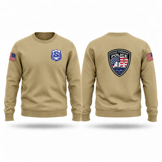 Crew Neck Sweatshirt, PBA LOCAL 371, Police, Teamtime, Team time, sublimation, custom sports apparel, team uniforms, spirit wear, spiritwear, sports uniforms, custom shirts, team store, custom team store, fundraiser sports, apparel fundraiser