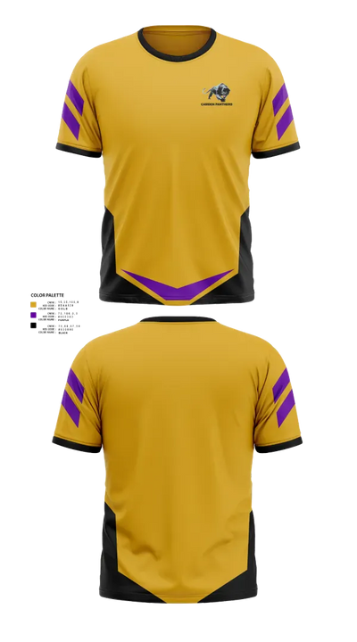 Camden Panthers 73764314 Short Sleeve Performance Shirt - 1