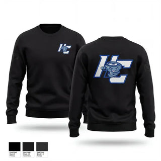 Crew Neck Sweatshirt, Hampton County NJROTC, Navy, Teamtime, Team time, sublimation, custom sports apparel, team uniforms, spirit wear, spiritwear, sports uniforms, custom shirts, team store, custom team store, fundraiser sports, apparel fundraiser