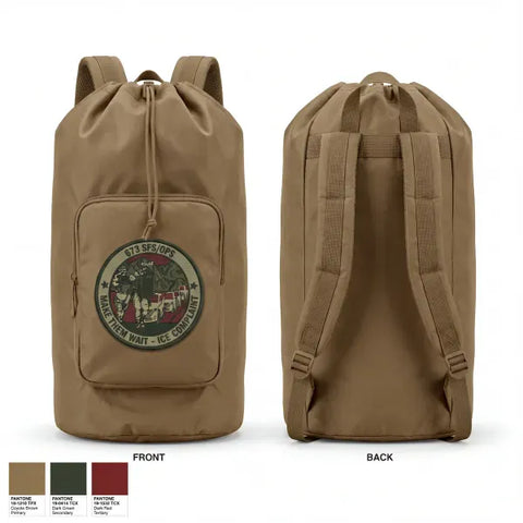 Gear Bag, 673 SFS, Air Force, Teamtime, Team time, sublimation, custom sports apparel, team uniforms, spirit wear, spiritwear, sports uniforms, custom shirts, team store, custom team store, fundraiser sports, apparel fundraiser