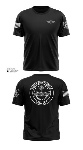 Old School Cotton Feel Shirt, Drone Unit, Police, Teamtime, Team time, sublimation, custom sports apparel, team uniforms, spirit wear, spiritwear, sports uniforms, custom shirts, team store, custom team store, fundraiser sports, apparel fundraiser
