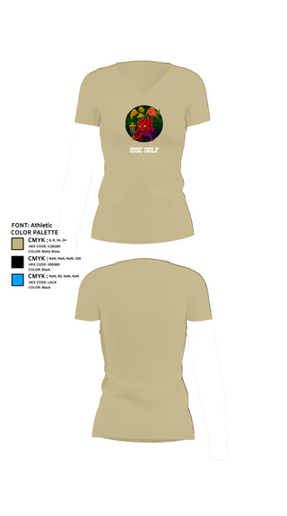 Womens Short Sleeve Vneck Shirt, Disc golf, Golf, Teamtime, Team time, sublimation, custom sports apparel, team uniforms, spirit wear, spiritwear, sports uniforms, custom shirts, team store, custom team store, fundraiser sports, apparel fundraiser