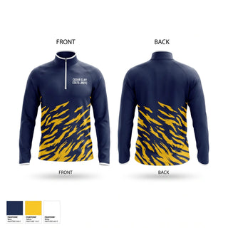 Quarter Zip Jacket, CEDAR CLIFF COLTS JROTC, Spirit Store, Teamtime, Team time, sublimation, custom sports apparel, team uniforms, spirit wear, spiritwear, sports uniforms, custom shirts, team store, custom team store, fundraiser sports, apparel fundraiser