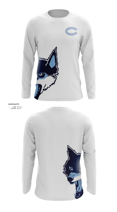 Clarksburg High School 73944874 Long Sleeve Performance Shirt 22