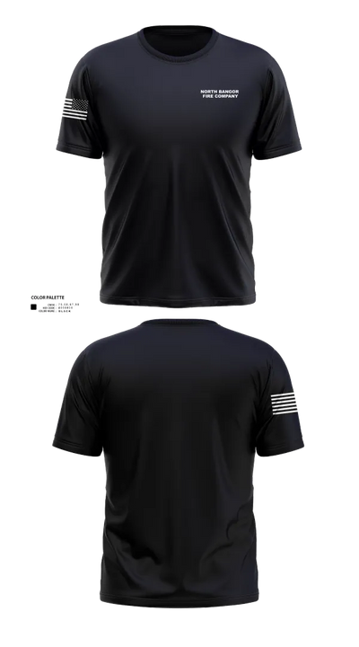 North Bangor Fire Company 17816938 Short Sleeve Performance Shirt - 20