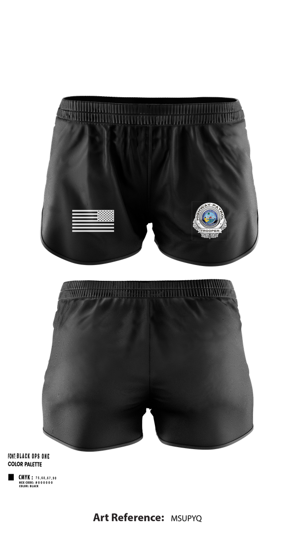 Ranger Panties, Florida Highway Patrol, , Teamtime, Team time, sublimation, custom sports apparel, team uniforms, spirit wear, spiritwear, sports uniforms, custom shirts, team store, custom team store, fundraiser sports, apparel fundraiser