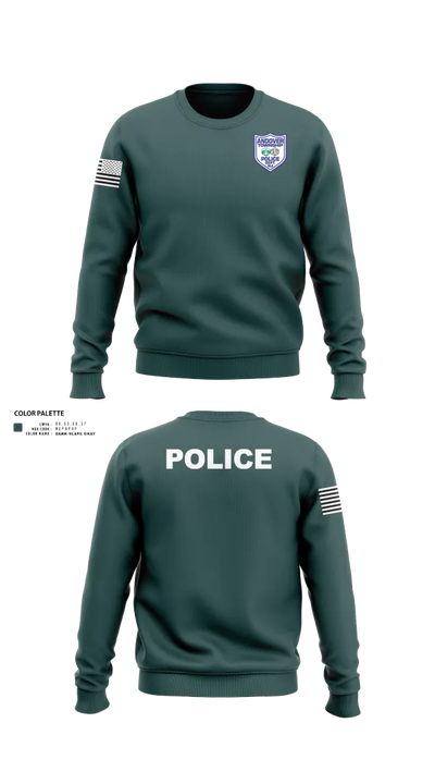 Andover Township Police Department 13076231 Crew Neck Sweatshirt - 120