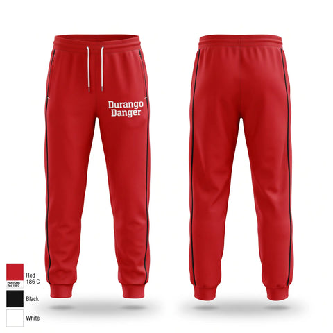 Sweatpants, Durango Danger, Softball, Teamtime, Team time, sublimation, custom sports apparel, team uniforms, spirit wear, spiritwear, sports uniforms, custom shirts, team store, custom team store, fundraiser sports, apparel fundraiser