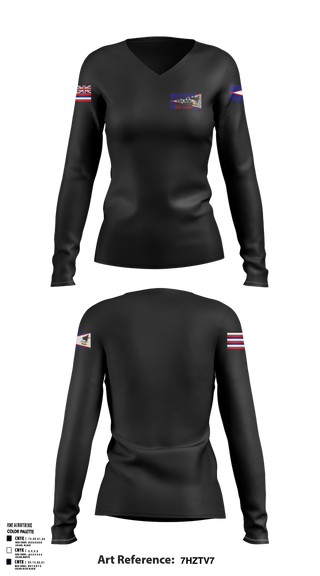 Womens Long Sleeve Vneck Shirt, UCE CORP, , Teamtime, Team time, sublimation, custom sports apparel, team uniforms, spirit wear, spiritwear, sports uniforms, custom shirts, team store, custom team store, fundraiser sports, apparel fundraiser