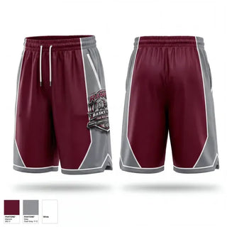 Mens Reversible Basketball Shorts, Ranger High School, Men's Basketball, Teamtime, Team time, sublimation, custom sports apparel, team uniforms, spirit wear, spiritwear, sports uniforms, custom shirts, team store, custom team store, fundraiser sports, apparel fundraiser