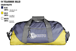 Duffle Bag, Bloomingdale And Butler Youth Club, Football, Teamtime, Team time, sublimation, custom sports apparel, team uniforms, spirit wear, spiritwear, sports uniforms, custom shirts, team store, custom team store, fundraiser sports, apparel fundraiser