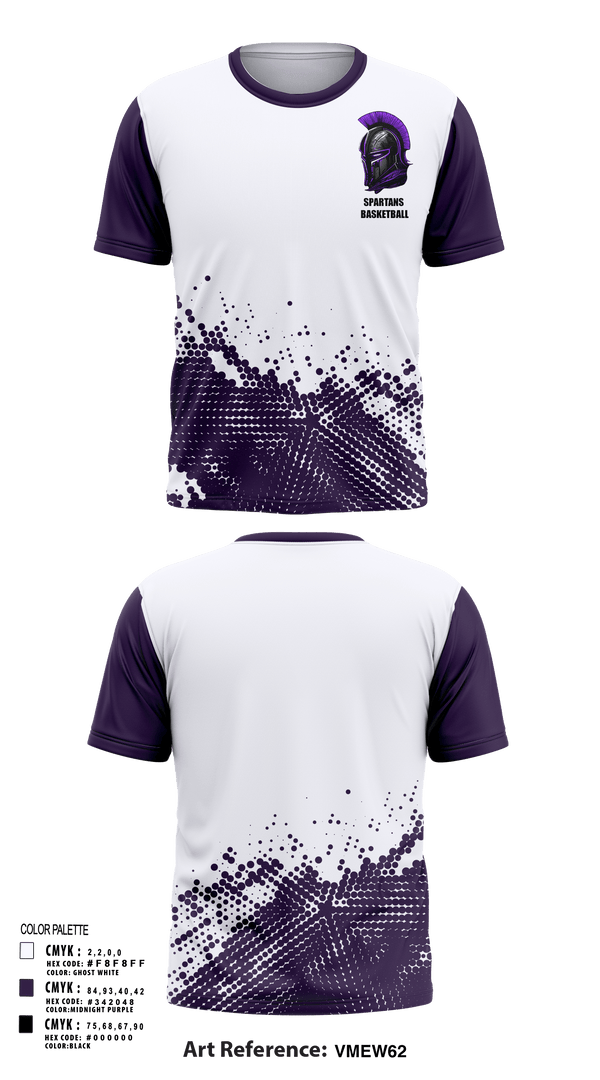 Short Sleeve Performance Shirt, Spartans, Men's Basketball, Teamtime, Team time, sublimation, custom sports apparel, team uniforms, spirit wear, spiritwear, sports uniforms, custom shirts, team store, custom team store, fundraiser sports, apparel fundraiser