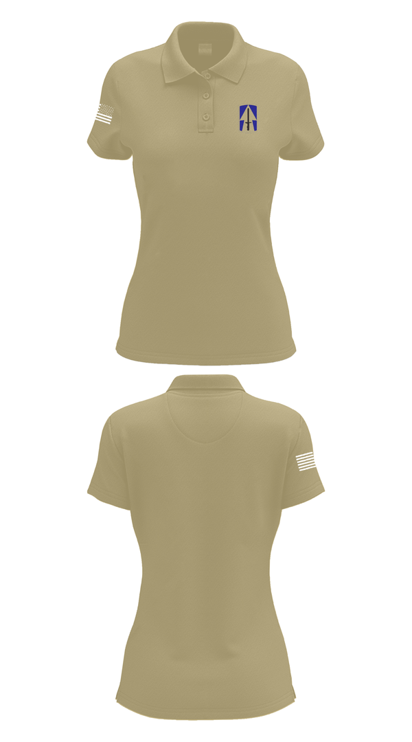 Womens Short Sleeve Performance Polo, 76th IBCT, , Teamtime, Team time, sublimation, custom sports apparel, team uniforms, spirit wear, spiritwear, sports uniforms, custom shirts, team store, custom team store, fundraiser sports, apparel fundraiser