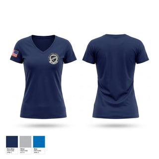 Womens Short Sleeve Vneck Shirt, Endicott Police Department, Police, Teamtime, Team time, sublimation, custom sports apparel, team uniforms, spirit wear, spiritwear, sports uniforms, custom shirts, team store, custom team store, fundraiser sports, apparel fundraiser