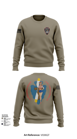 Crew Neck Sweatshirt, B Co. 1/114th S&S, , Teamtime, Team time, sublimation, custom sports apparel, team uniforms, spirit wear, spiritwear, sports uniforms, custom shirts, team store, custom team store, fundraiser sports, apparel fundraiser