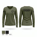 Dawson County Sheriff’s Office Women's Long Sleeve V-neck Shirt - 1