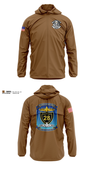 Windbreaker, Destroyer Squadron 28, Navy, Teamtime, Team time, sublimation, custom sports apparel, team uniforms, spirit wear, spiritwear, sports uniforms, custom shirts, team store, custom team store, fundraiser sports, apparel fundraiser