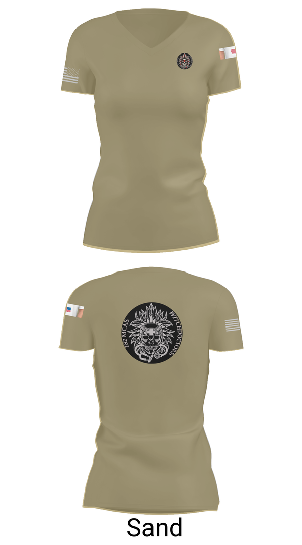 Womens Short Sleeve Vneck Shirt, , Army, Teamtime, Team time, sublimation, custom sports apparel, team uniforms, spirit wear, spiritwear, sports uniforms, custom shirts, team store, custom team store, fundraiser sports, apparel fundraiser
