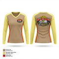 The Cardio Calisthenics Club 25531095 Women's Long Sleeve V-neck Shirt - 2