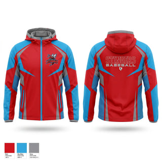 Windbreaker, Southern Ohio Stingers, Baseball, Teamtime, Team time, sublimation, custom sports apparel, team uniforms, spirit wear, spiritwear, sports uniforms, custom shirts, team store, custom team store, fundraiser sports, apparel fundraiser