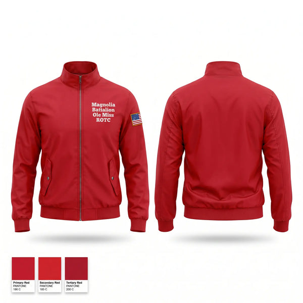 Windbreaker, Magnolia Battalion Ole Miss ROTC, Army, Teamtime, Team time, sublimation, custom sports apparel, team uniforms, spirit wear, spiritwear, sports uniforms, custom shirts, team store, custom team store, fundraiser sports, apparel fundraiser