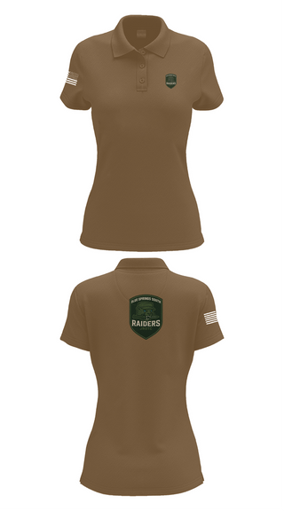 Womens Short Sleeve Performance Polo, BSS JROTC, , Teamtime, Team time, sublimation, custom sports apparel, team uniforms, spirit wear, spiritwear, sports uniforms, custom shirts, team store, custom team store, fundraiser sports, apparel fundraiser