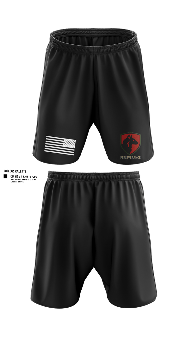 Athletic Shorts With Pockets, Perseverance, Army, Teamtime, Team time, sublimation, custom sports apparel, team uniforms, spirit wear, spiritwear, sports uniforms, custom shirts, team store, custom team store, fundraiser sports, apparel fundraiser