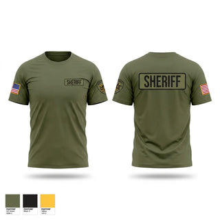 Old School Cotton Feel Shirt, Columbiana county sheriff, Police, Teamtime, Team time, sublimation, custom sports apparel, team uniforms, spirit wear, spiritwear, sports uniforms, custom shirts, team store, custom team store, fundraiser sports, apparel fundraiser