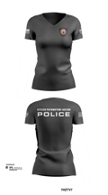 Citizen Pottawatomie nation Police Department  Women's Short Sleeve V-neck Shirt - 5