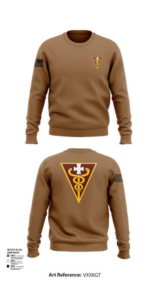 Crew Neck Sweatshirt, 3D THEATER MEDICAL COMMAND, , Teamtime, Team time, sublimation, custom sports apparel, team uniforms, spirit wear, spiritwear, sports uniforms, custom shirts, team store, custom team store, fundraiser sports, apparel fundraiser