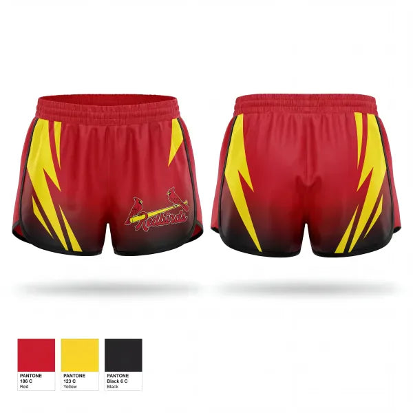Womens Shorts, Michigan Redbirds, Baseball, Teamtime, Team time, sublimation, custom sports apparel, team uniforms, spirit wear, spiritwear, sports uniforms, custom shirts, team store, custom team store, fundraiser sports, apparel fundraiser