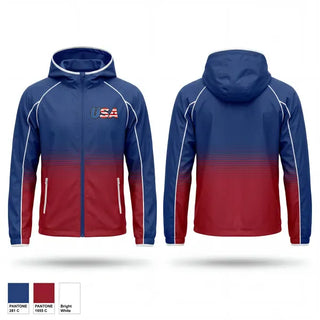 Windbreaker, USA, Baseball, Teamtime, Team time, sublimation, custom sports apparel, team uniforms, spirit wear, spiritwear, sports uniforms, custom shirts, team store, custom team store, fundraiser sports, apparel fundraiser