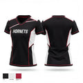 Hornets 31676195 Women's Short Sleeve V-neck Shirt - 1