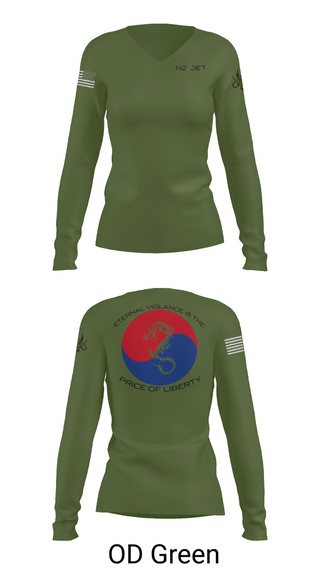 Womens Long Sleeve Vneck Shirt, CNFK DET CHINHAE, Navy, Teamtime, Team time, sublimation, custom sports apparel, team uniforms, spirit wear, spiritwear, sports uniforms, custom shirts, team store, custom team store, fundraiser sports, apparel fundraiser