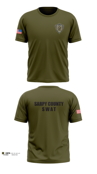Short Sleeve Performance Shirt, Sarpy County SWAT, Police, Teamtime, Team time, sublimation, custom sports apparel, team uniforms, spirit wear, spiritwear, sports uniforms, custom shirts, team store, custom team store, fundraiser sports, apparel fundraiser