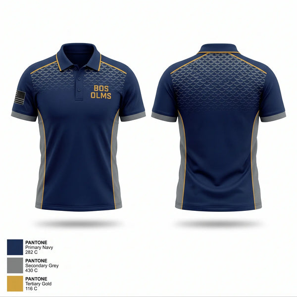 Short Sleeve Performance Polo, BOS OLMS, Police, Teamtime, Team time, sublimation, custom sports apparel, team uniforms, spirit wear, spiritwear, sports uniforms, custom shirts, team store, custom team store, fundraiser sports, apparel fundraiser