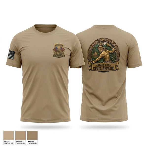 402nd CA BN B Co Short Sleeve Performance Shirt - 1