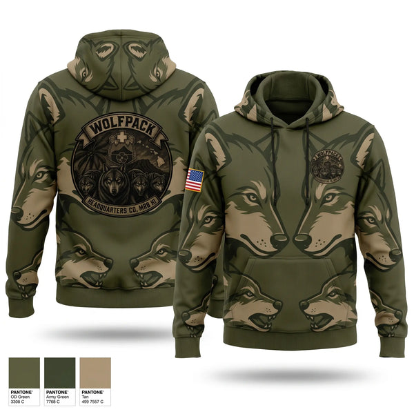 Hoodie, Headquarters Company, MRB HI, Army, Teamtime, Team time, sublimation, custom sports apparel, team uniforms, spirit wear, spiritwear, sports uniforms, custom shirts, team store, custom team store, fundraiser sports, apparel fundraiser