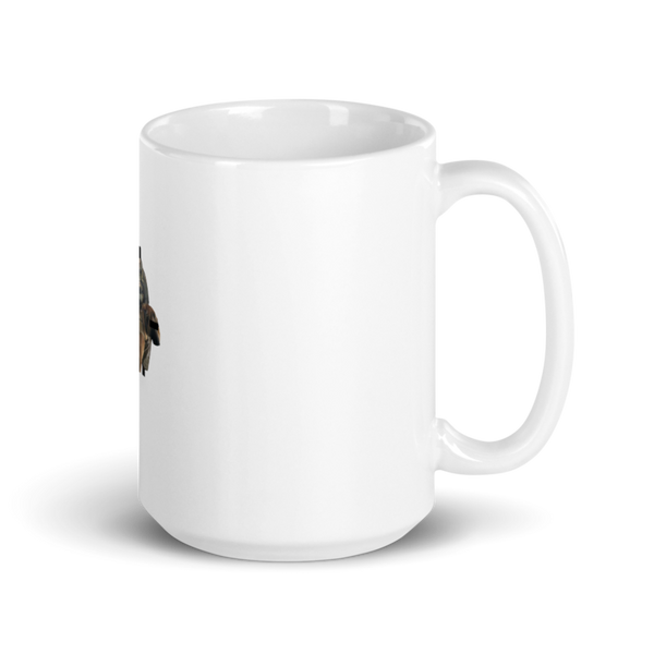 Bravo three 34132903 White Glossy Mug - Large