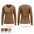 2CR 80082457 Women's Long Sleeve V-neck Shirt - 1