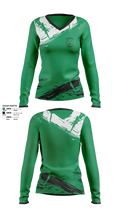 Shamrocks 77851794 Women's Long Sleeve V-neck Shirt - 1